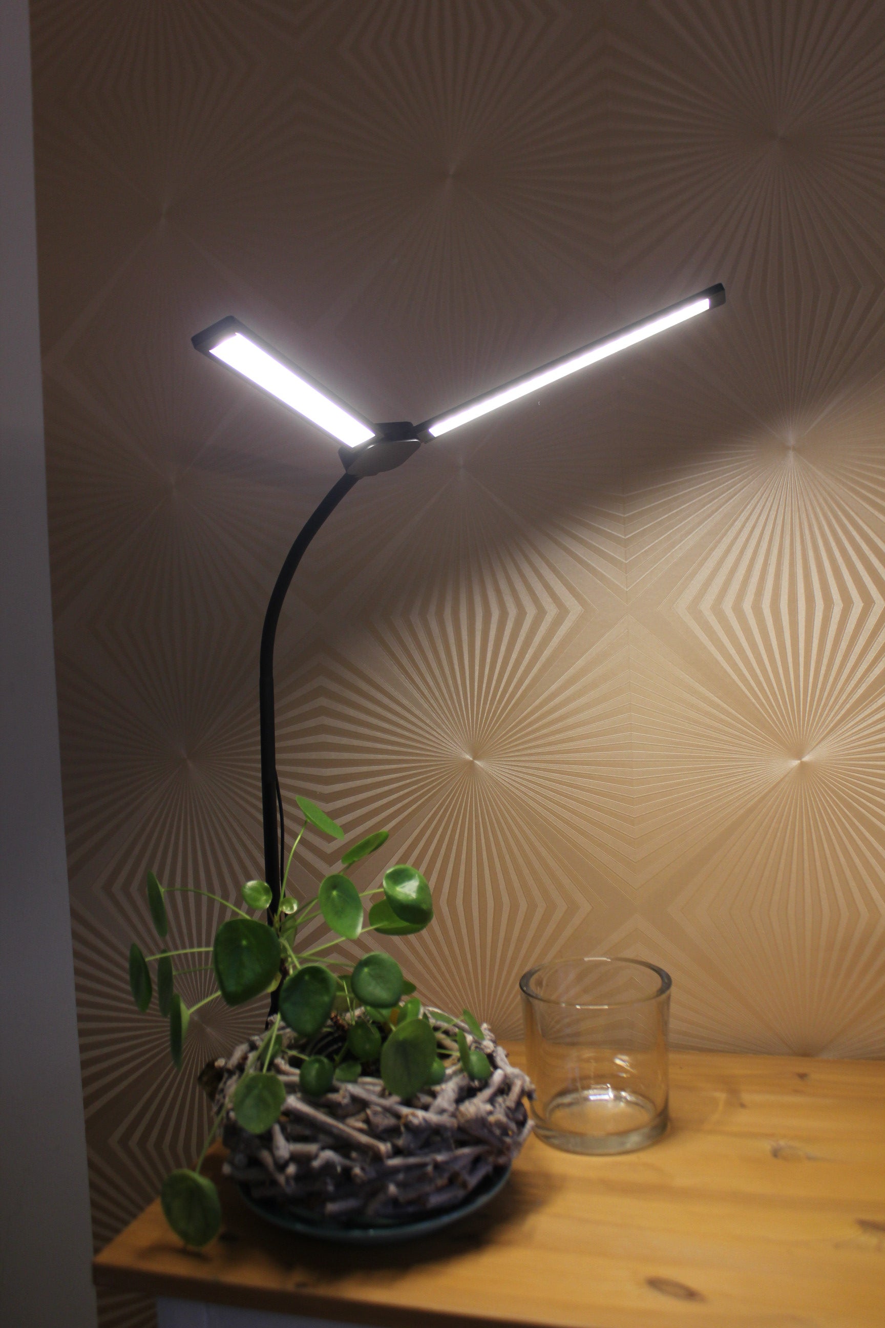 TOP!! LED Schreibtischlampe Doppelkopf