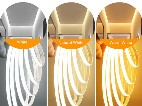 LED Lichtband 15m,versch Weißtöne, Fernbedienung, Bluetooth WiFi, selbstklebend